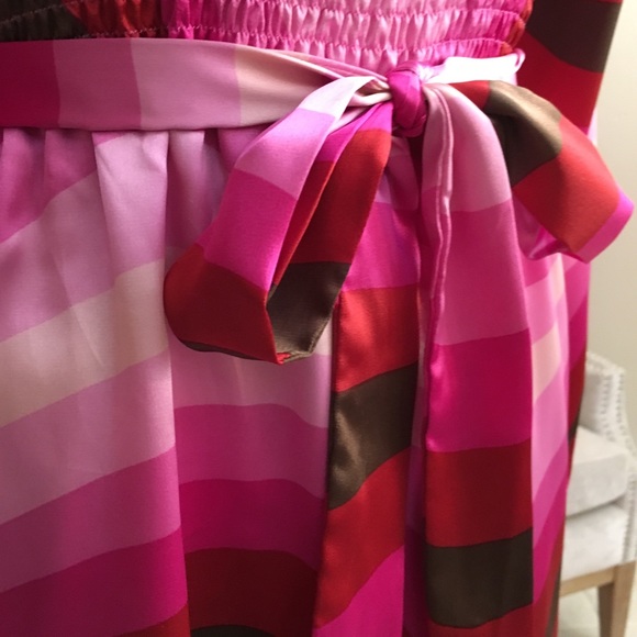 BCBG Pink Multi Stripe Blouse - Picture 3 of 8